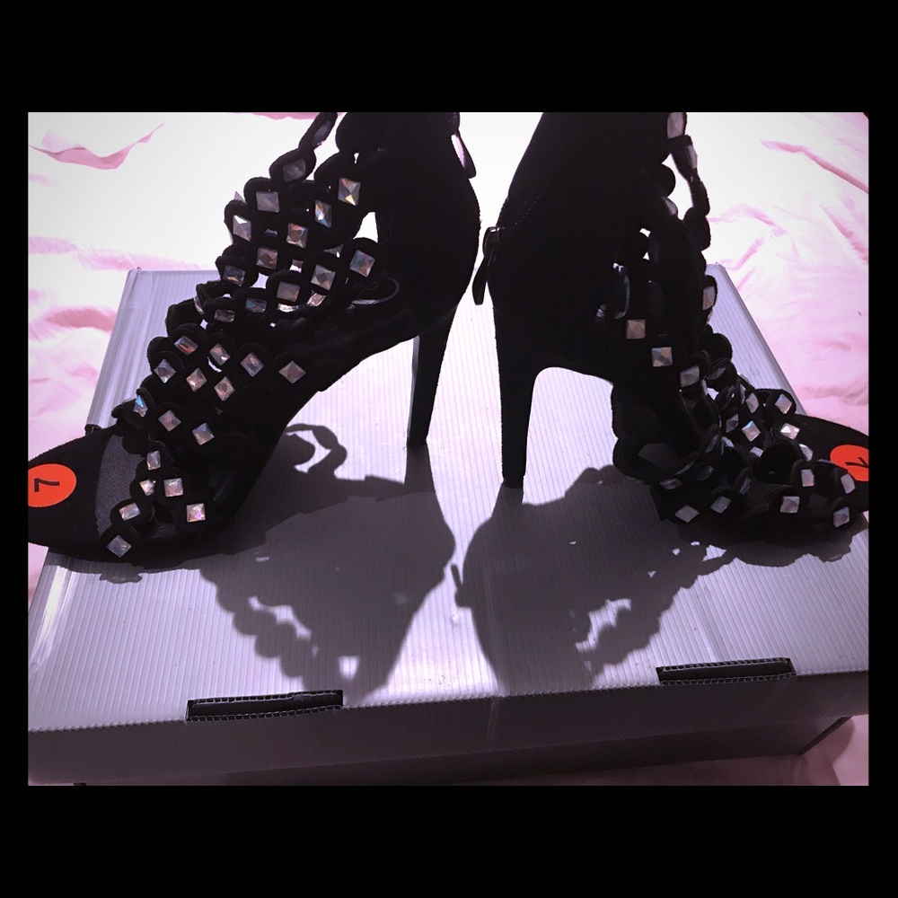 Beautful bejeweled shoes